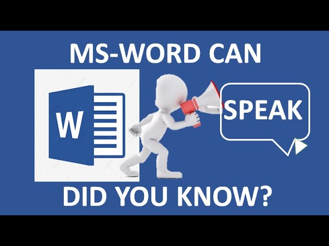 MS-WORD CAN DICTATE|| MS-WORD CAN READ DOCUMENT