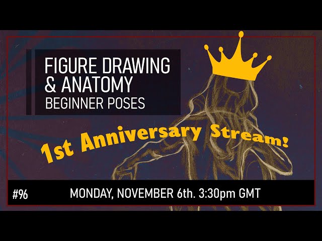 Figure Drawing & Anatomy - Beginner Poses #96