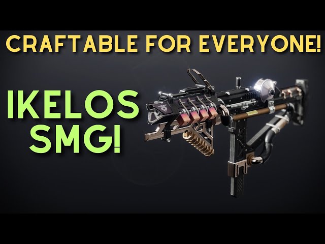 IKELOS SMG is EASILY CRAFTABLE for EVERYONE! (It's FINALLY here)