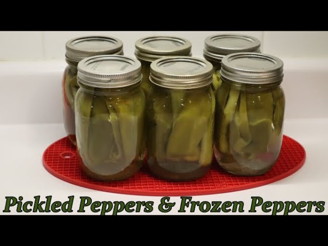 Pickled Peppers and Frozen Peppers