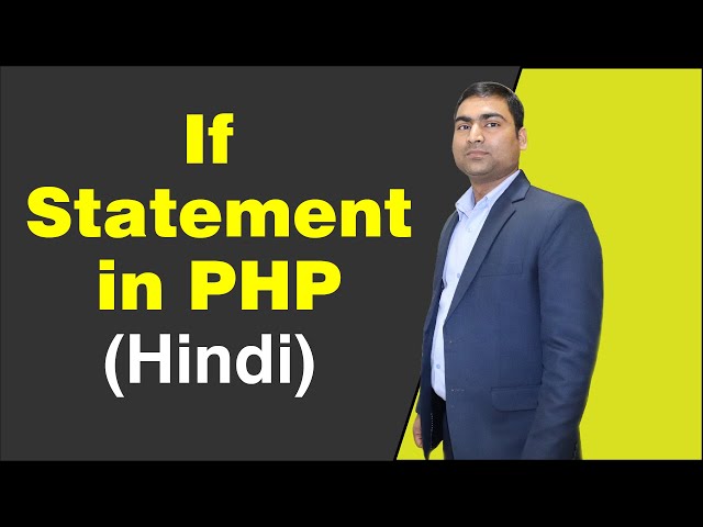 if statement in php Hindi | PHP Tutorial