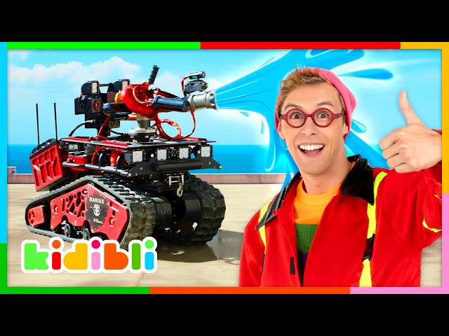 Let's discover Fire Robots! Firefighters' new friends! | Educational Videos for Kids | Kidibli