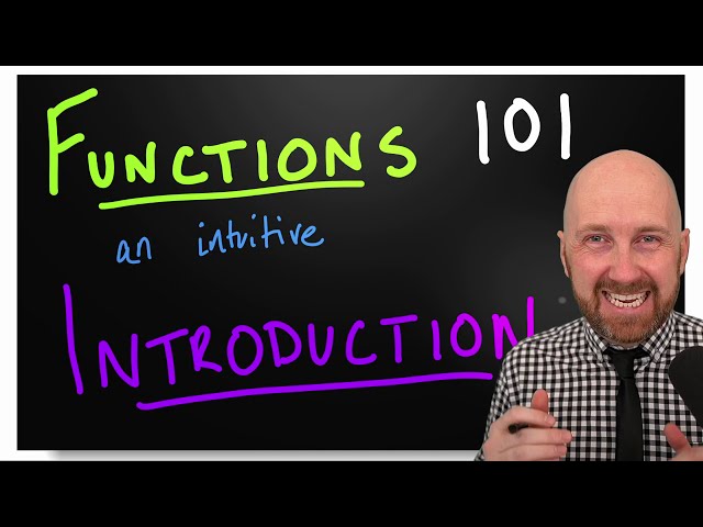 Functions 101 - An Intuitive Introduction in Python - Part 1 of 3