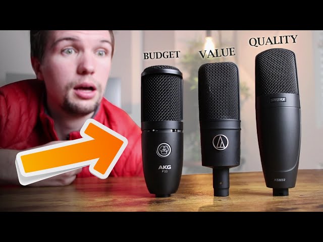My Top 3 Microphone Picks of 2021 - AKG P120, Audio-Technica AT4040 & Shure KSM32