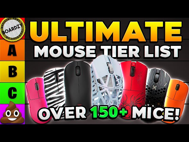 2024 ULTIMATE Gaming Mouse Tierlist! OVER 160 MICE RANKED (SHOCKING)