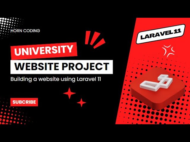 Install Laravel 11 [University Website]