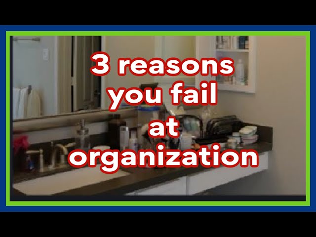 Can't get organized? THIS is why
