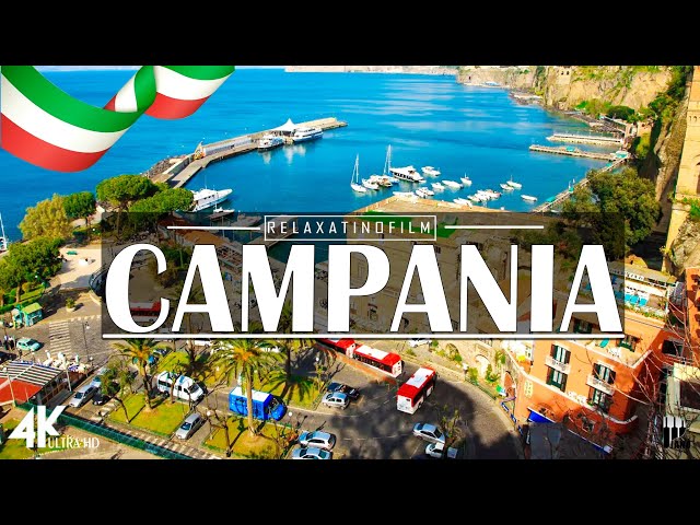 Beautiful Campania 4K • Relaxing Italian Music, Instrumental Romantic • Video 4K UltraHD
