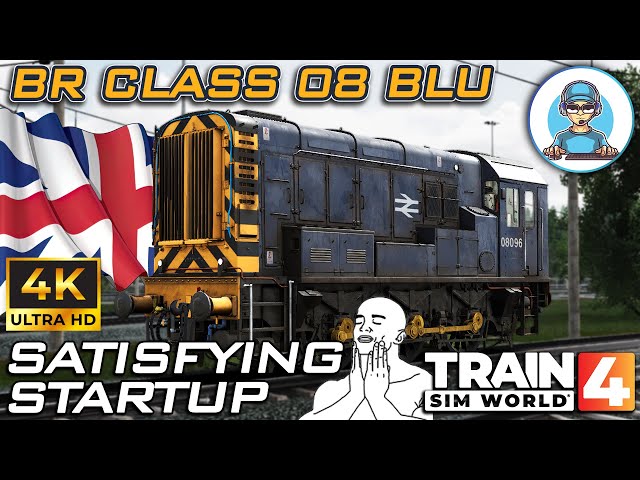 4K || Satisfing Startup of BR Class08 Blue Loco