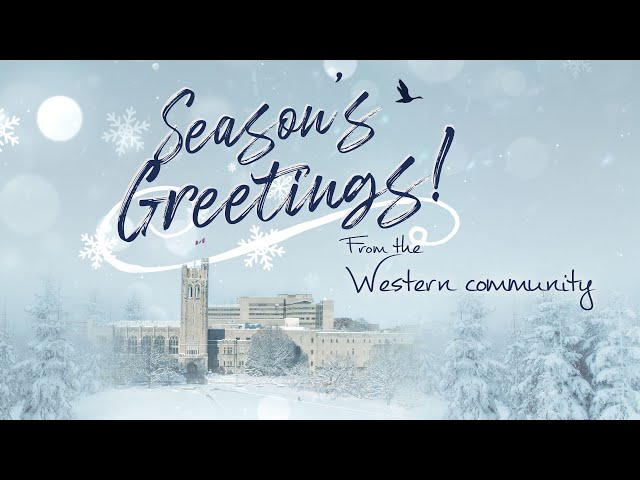 Season's greetings from the Western community