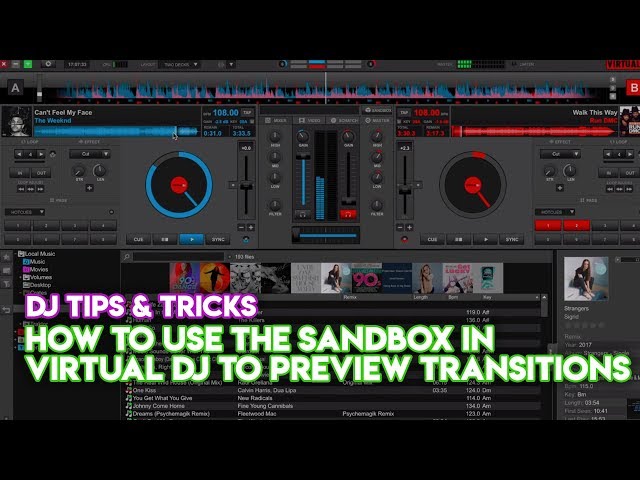 DJ Tips & Tricks: How To Use The Sandbox In Virtual DJ To Preview Transitions