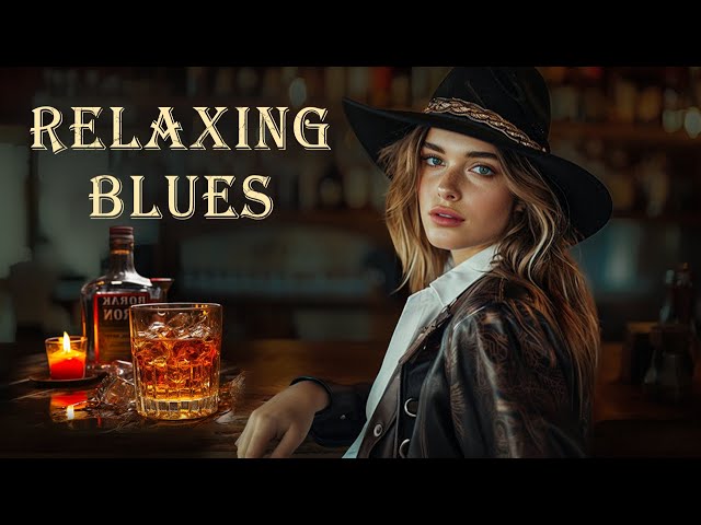 Relaxing Blues - Slow Guitar Instrumental at Night Refined Old Emotional | Soulful Blues Journeys