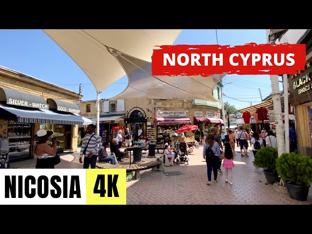 NICOSIA, CYPRUS 🇨🇾 [4K] Crossing border from North to South Cyprus