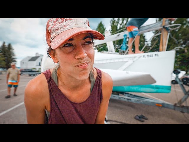 How Many Quacks Does it Take to Launch a 32’ Trimaran? | Sailing Soulianis - Ep. 120