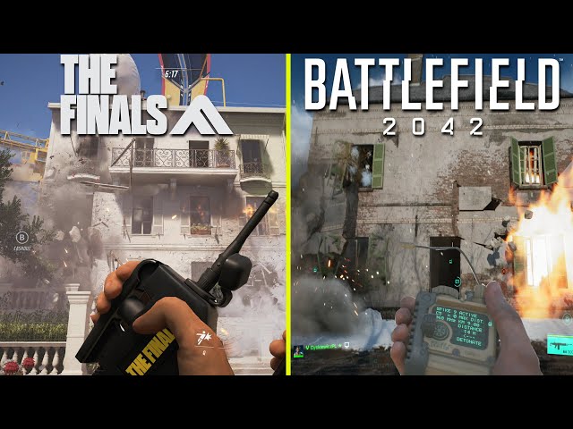 The Finals vs Battlefield 2042 Destruction Comparison - PC RTX 3080 Gameplay
