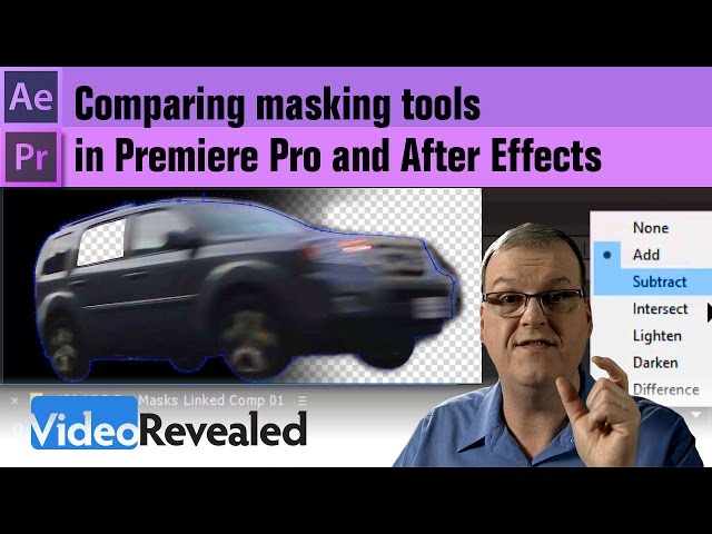 Comparing masking tools in Premiere Pro and After Effects