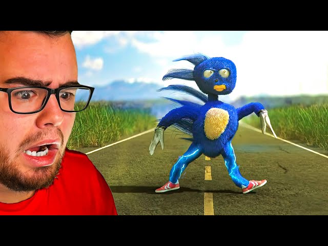 Reacting to SONIC but it's VERY WEIRD?! (Sanic)
