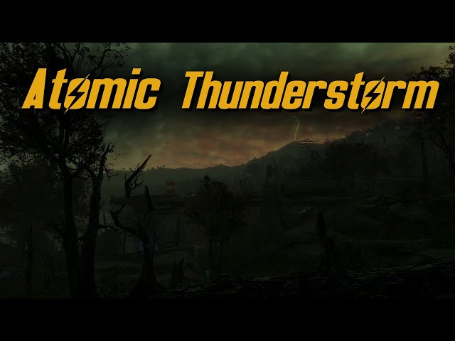 Fallout 4: Radstorm in Wasteland [Relaxing, Ambience, Atmosphere]