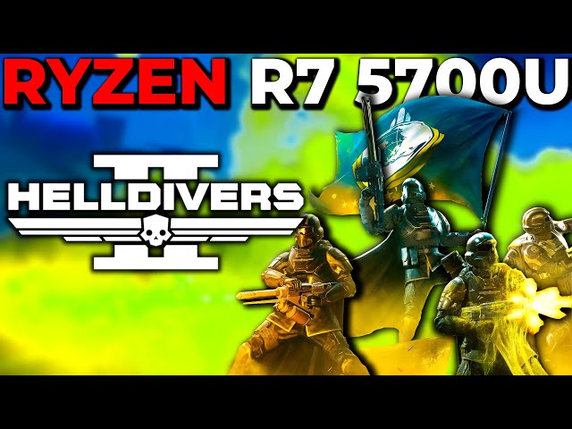 Helldivers 2 | Ryzen 7 5700U Radeon 7 Graphics AMD | GMKtec M5 R7 5700U Mini PC