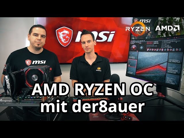 AMD Ryzen OC mit der8auer | X470 GAMING M7 | Ryzen 7 2700X