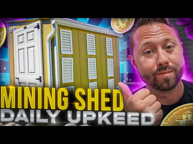 Day to Day Home Crypto Mining Shed Upkeep | Building a Bitcoin Mining Farm
