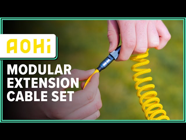 AOHi Modular Extension USB-C Cable Set Review (2 Weeks of Use)