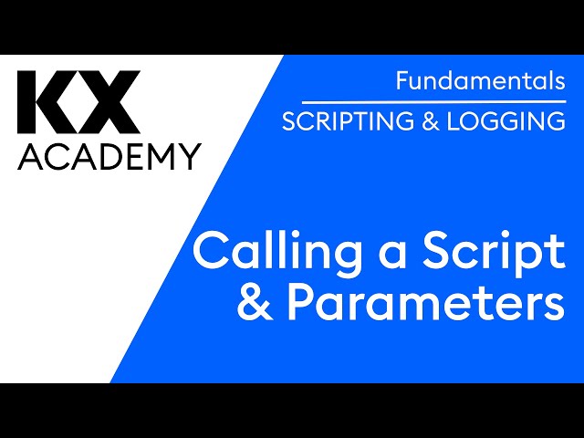 Fundamentals | Calling a Script & Parameters in kdb | Hands on