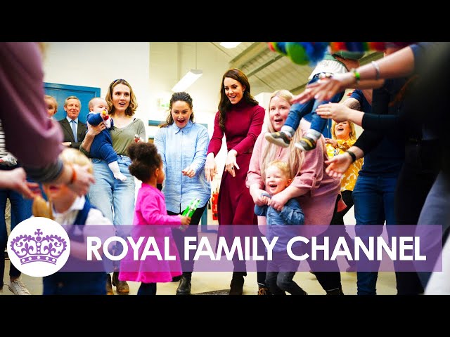 Princess Kate Dances to Hokey Cokey on Visit to Dracaena Centre