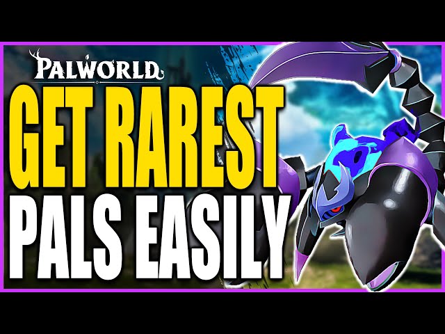 Palworld How To Get RAREST PALS FAST and EARLY with NO WEAPONS NEEDED