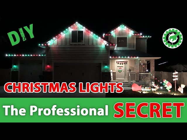 Christmas Lights: The Professional SECRET!!!