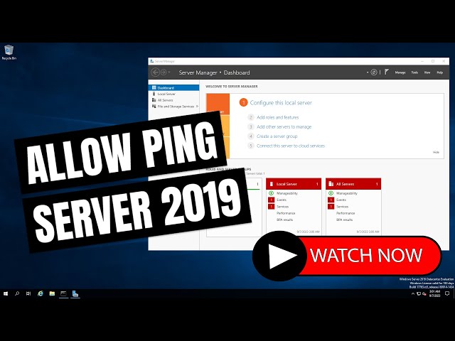How To Allow or Enable Ping Request in Windows Server 2019 Firewall