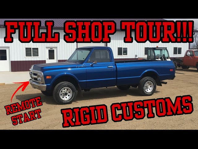 Checking out my pal's hot rod and fabrication shop! Rigid Custom's Shop Tour!!
