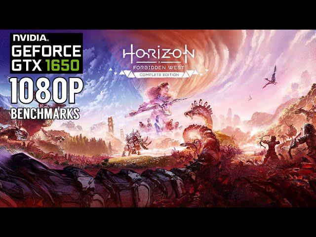Horizon Forbidden West GTX 1650 | 1080p Gameplay Benchmarks