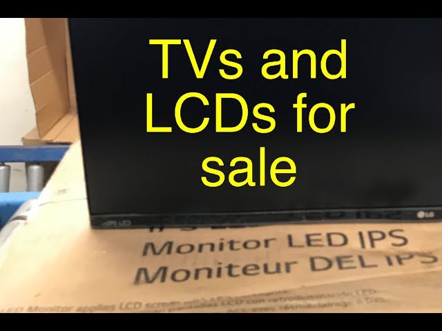 TV's and LCD's for resale  LG 27MP38 55UJ65
