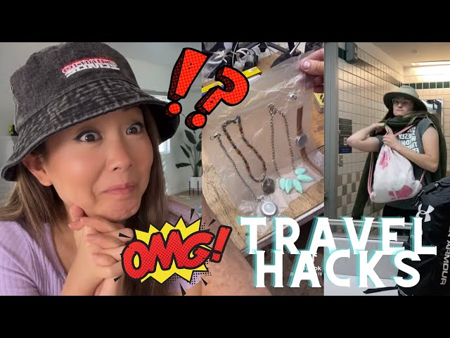 I tried out viral travel hacks!! || OMG?!? 😩😂