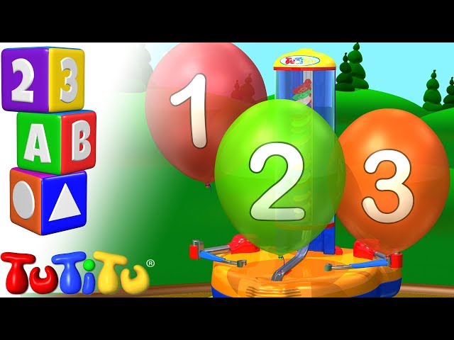 🧮Fun Toddler Numbers Learning with TuTiTu Balloon Machine toy 🤩🧮 TuTiTu Preschool and songs🎵