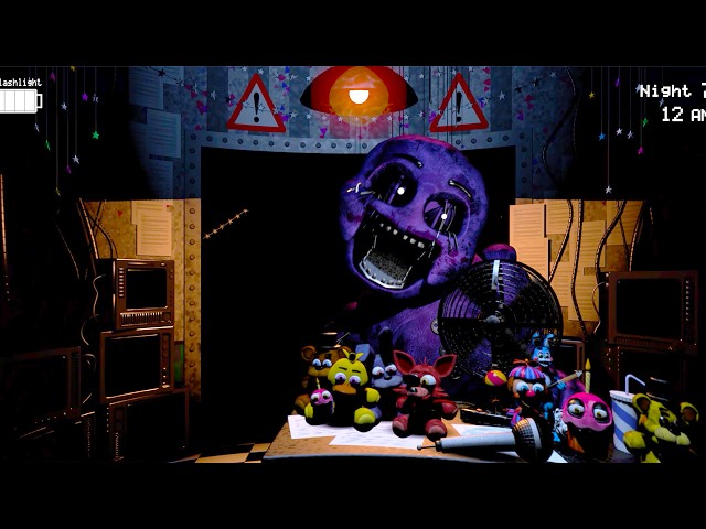 Purple Guy FNaF in Real Time Voice Lines Animated