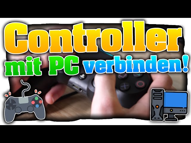 PS4 Controller mit PC verbinden! Per Kabel / Bluetooth! Gamepad mit Computer verbinden! - Tutorial