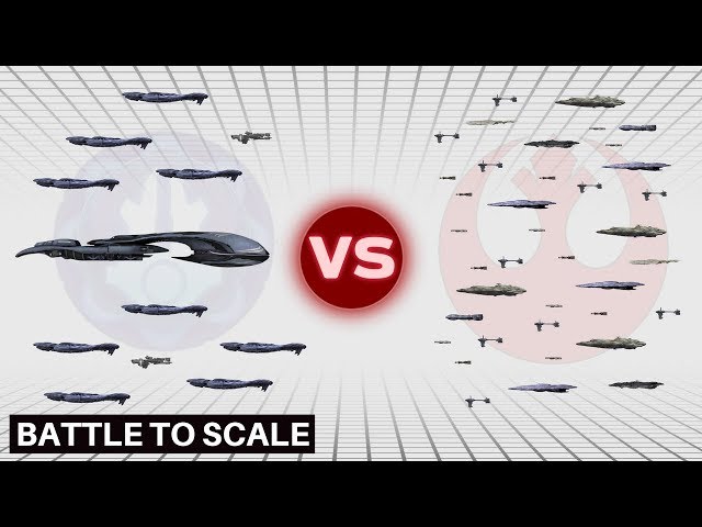 Covenant Fleet of Retribution vs Rebel Fleet at Endor | Halo vs Star Wars: Fleet Battles