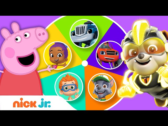 Guess the Missing Colors w/ PAW Patrol Mighty Pups, Peppa Pig & More! 🌈 | Color Game #8 | Nick Jr.