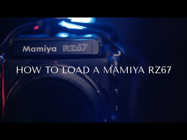 How to load a Mamiya RZ67 film camera