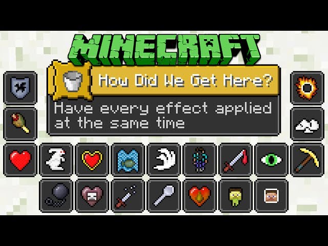 Minecraft 1.12: How Did We Get Here? (Secret Advancement) Tutorial