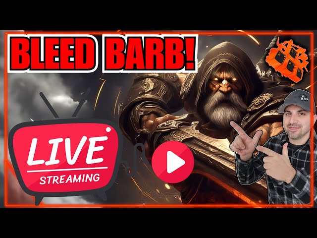New BLEED Barbarian!! Diablo 4 Season 4!!