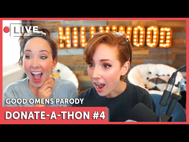 LIVE - Good Omens Parody Donate-a-thon #4!
