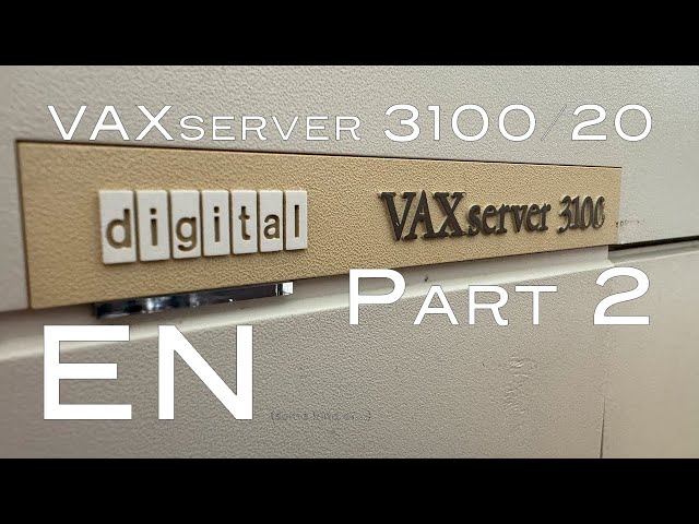 DEC (digital) MicroVAX /VAX / VAXserver 3100 Mod. 20 Restoration (PSU) - Part 2  [EN]