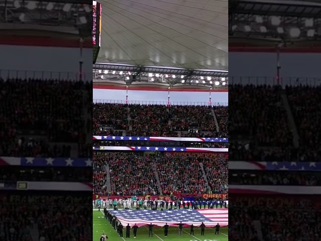 🏈🇺🇸 USA National Anthem I NFL Frankfurt Game 2023 I Miami Dolphins vs. Kansas City Chiefs