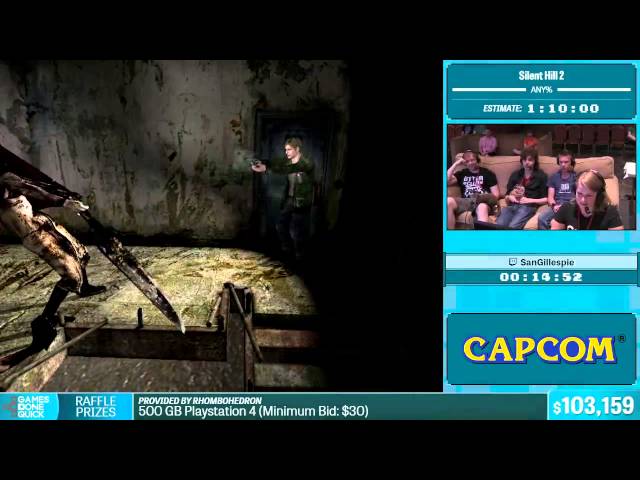 Silent Hill 2 by SanGillespie in 1:02:13 - Summer Games Done Quick 2015 - Part 13