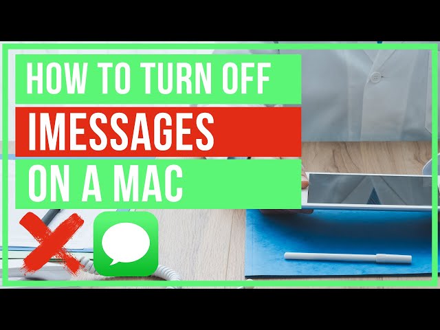 How To TURN OFF iMessage On A Mac - Notifications OFF