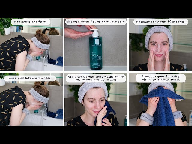 How to use La Roche Posay Micro-Peeling Purifying Gel Cleanser