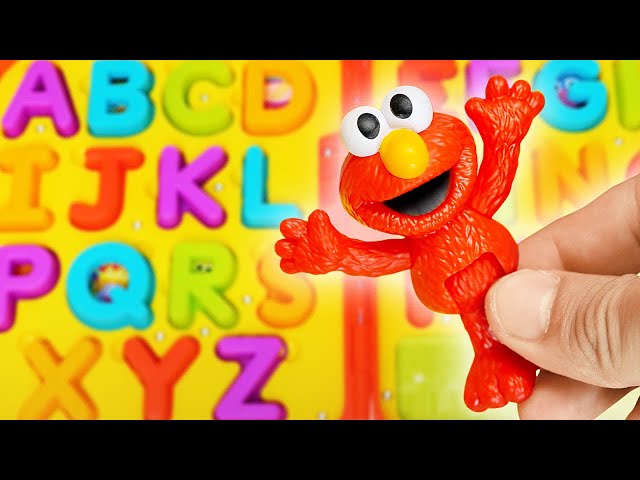 Help Elmo and Friends Find Missing ABC with Colorful Toys 🍭📚